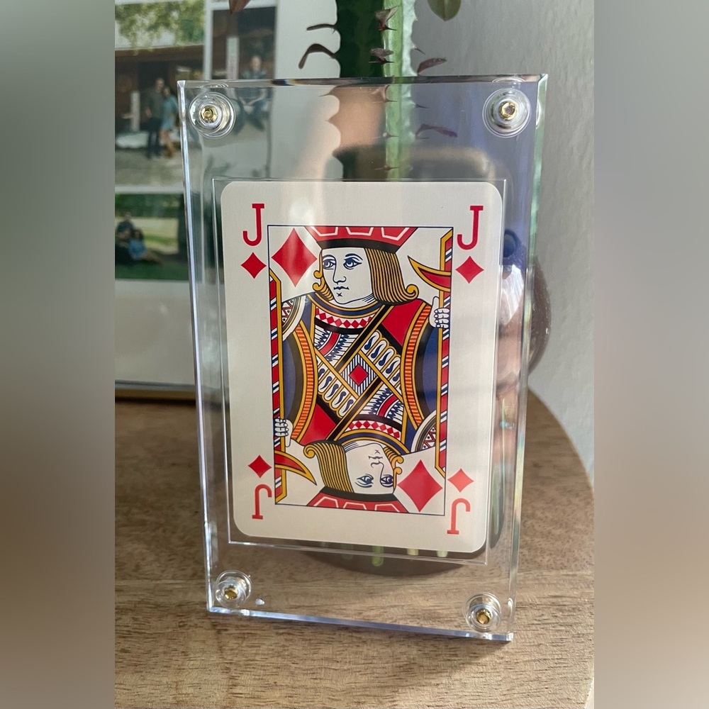 Gucci Playing Card With Frame